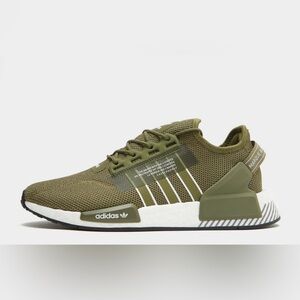 Adidas Forest Green Mesh Sneakers